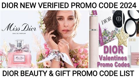 dior code promo|dior promo code 2024.